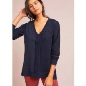 Anthropologie Navy Blue Women's Sweater 0031